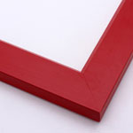 Matte red contemporary modern picture frame