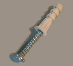 regular screw in plastic drywall anchor