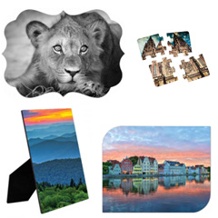 There are many different items that can be sublimated for all your fine art display ideas