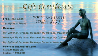 USA Fine ART Gift Certificates & Gift Cards