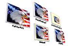 Plaque Mounting Styles with white colored beveled edges