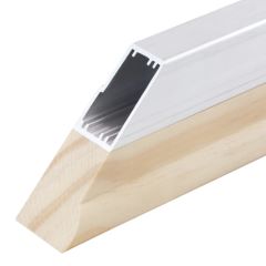 Aluminum Stretcher Bar Side Profile Aluminum Stretcher Bar Side Profile