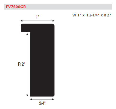 Kyoto Matte Grey Collection: FV7600GR