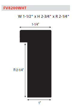 Kyoto White Collection: FV8200WHT