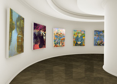 art gallery wall