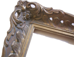 The Chippendale frame was make in conjuction with furniture popular in the 18th century in England