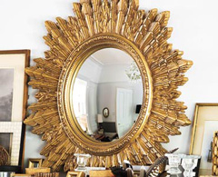 DIY gilded picture mirror frame how-to article