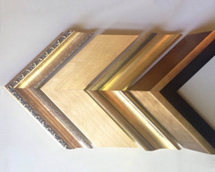 Gold picture frames from KeenART Media