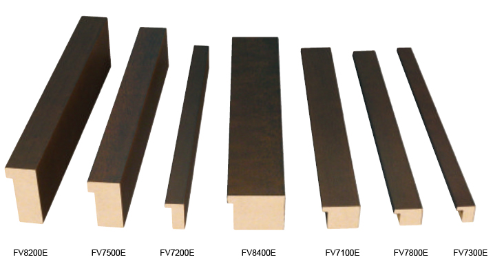 Kyoto Espresso Collection picture frame mouldings