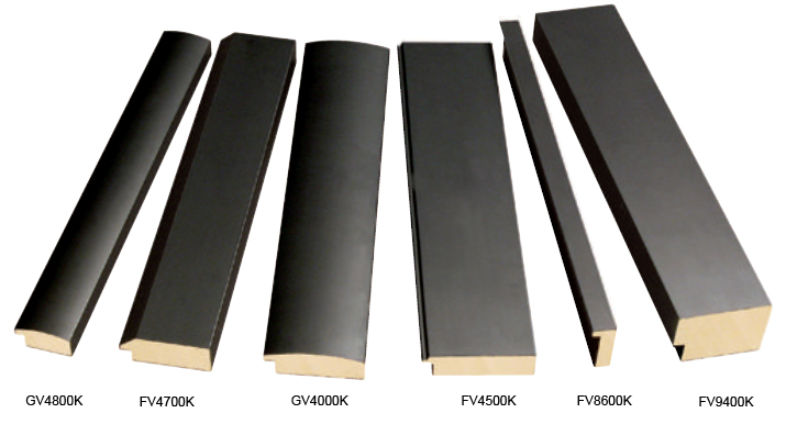 New Kyoto Black Collection picture frame mouldings