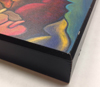 A box plaque mount on 3/8 inch thick MDF board