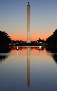 The Washington Monument in Washington, DC