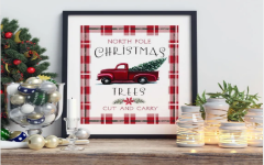 Framed Christmas Print