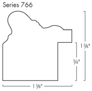 Classic Panel - Gold Leaf with Black Lines