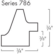 This 3/4 " profile frame features a very small edged extended back design with a subtle lip, finished in a striking combination of black and gold. The contrast between the deep black edge and radiant gold leaf creates a sophisticated, timeless look ideal for fine art and elegant displays.