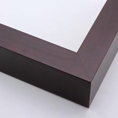 This classic shadow box frame with a rich brown finish and wood details features a smooth face, straight edges and a deep, 1.75 " rabbet.

Use this 1.3 " wide frame to encase your favourite sports team, holiday or event memorabilia.  It is ideal for medium to large size shadow boxes.