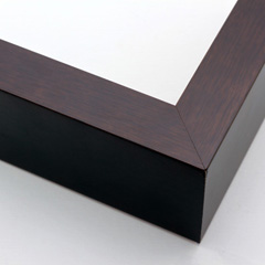 This classic shadow box frame with brown finish and wood grain details features a smooth face, straight edges and an extremely deep, 2.25 " rabbet.

Use this 1.25 " wide frame to encase your favourite sports team, holiday or event memorabilia.  It is ideal for medium to large size shadow boxes.