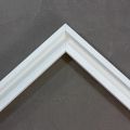 1  inch White Stepped Frame