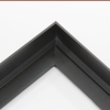 This moulding is neat, modern, and will last a life-time. Fits perfectly artworks with 1-1/2" depth and has a built in 1/2" reveal for easy installation.
<br>
Available in Black and white powder coated finish that is scratch and water resistant. A timeless choice to finish and complement every art piece.