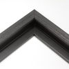 3/4  inch deep Black Stain Floater Frame