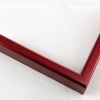 Profile 21 Merlot color is a slightly curved top profile offering simplicity and elegance.

Profile 21 has 1-1/8 " deep sides, and will hold artwork, mats, backing, and glazing up to a total of 5/8 ". 

Nielsen Aluminum Moulding N21-250