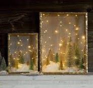 Christmas Shadowbox Art Christmas Shadowbox Art