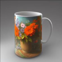 Coffee Mug in Flowers