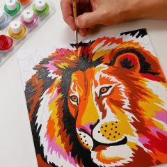 Paint By Numbers Tiger Paint By Numbers Tiger