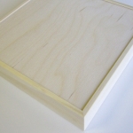 16x20 inch Wood panel with edge