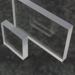 5x7 inch Acrylic Block, 1 inch thick polished