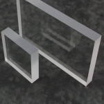 4x4 inch Acrylic Block, 1 inch thick