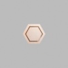 Hexagon Natural Birch Plywood Mini Floaters / 4 per pack