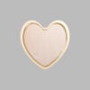 Heart Metallic Gold Mini Floaters / 2 per pack