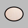 Ellipse Matte Black Mini Floaters / 2 per pack