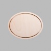 Ellipse Natural Birch Plywood Mini Floaters / 2 per pack