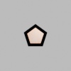 Pentagon Matte Black Mini Floaters / 4 per pack