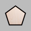 Pentagon Matte Black Mini Floaters / 2 per pack