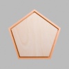 Pentagon Metallic Bronze Mini Floaters