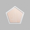 Pentagon Metallic Silver Mini Floaters / 2 per pack
