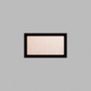Rectangle Matte Black Mini Floaters / 4 per pack