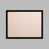 Rectangle Matte Black Mini Floaters / 2 per pack