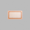 Rectangle Metallic Bronze Mini Floaters / 4 per pack