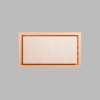 Rectangle Metallic Bronze Mini Floaters / 2 per pack