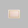 Rectangle Metallic Gold Mini Floaters / 4 per pack