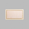Rectangle Metallic Gold Mini Floaters / 2 per pack