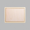 Rectangle Metallic Gold Mini Floaters / 2 per pack