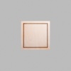 Rectangle Natural Birch Plywood Mini Floaters / 4 per pack