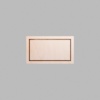 Rectangle Natural Birch Plywood Mini Floaters / 4 per pack