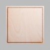 Rectangle Natural Birch Plywood Mini Floaters