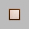 Rectangle Walnut-Colored Birch Mini Floaters / 4 per pack